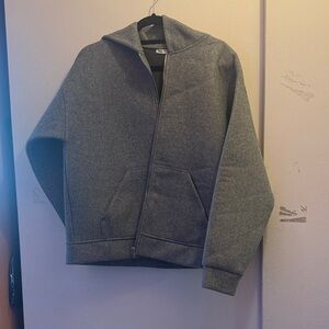 Zara Gray Hooded Jacket
